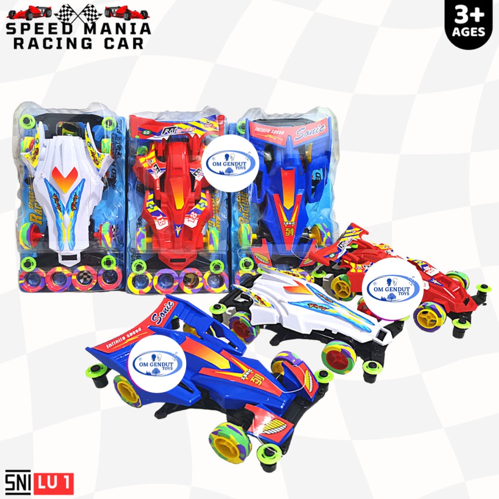 Jual OG Mainan Mobil Speed 4WD Mania Racing Car LU1 | Shopee Indonesia