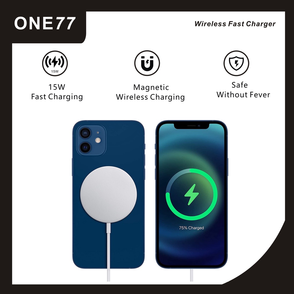 [Local delivery] Magsafe wireless charger 15W charger Android/iOS wireless  charging magnetic charging