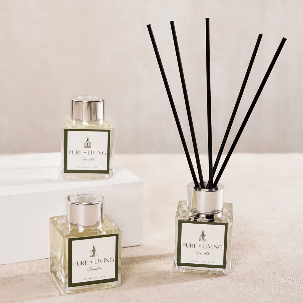 Jual Lavender Reed Diffuser Essential Oil 50ml | Fiber Stick Reed ...