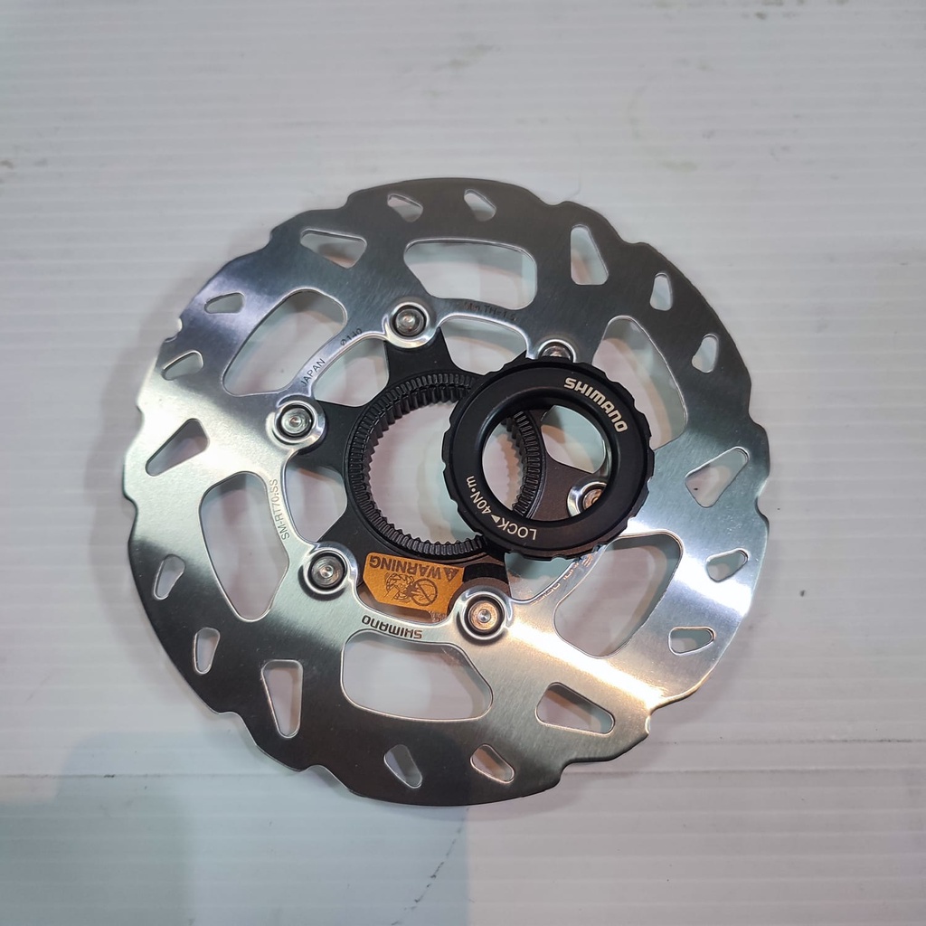 Rotore Freno A Disco Shimano 105 SM-RT70-SS 140mm – Attacco Center Lock, Argento