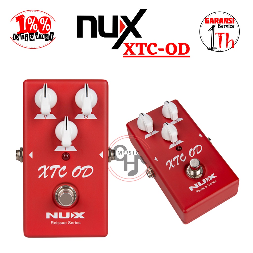 Jual Nux XTC-OD Reissue Series Stompboxes Effect Gitar OverDrive ...