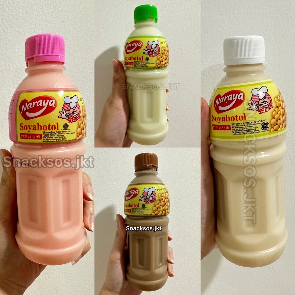 Jual NARAYA SOYA BOTOL MILK ORIGINAL / MELON / CHOCOLATE / STRAWBERRY