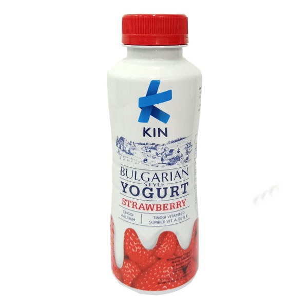 Jual KIN YOGHURT STRAWBERRY 200 ML | Shopee Indonesia