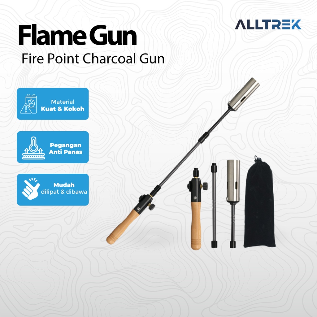 Jual ALLTREK Flame Gun Multifunctional Igniter Fire Point Charcoal Gun