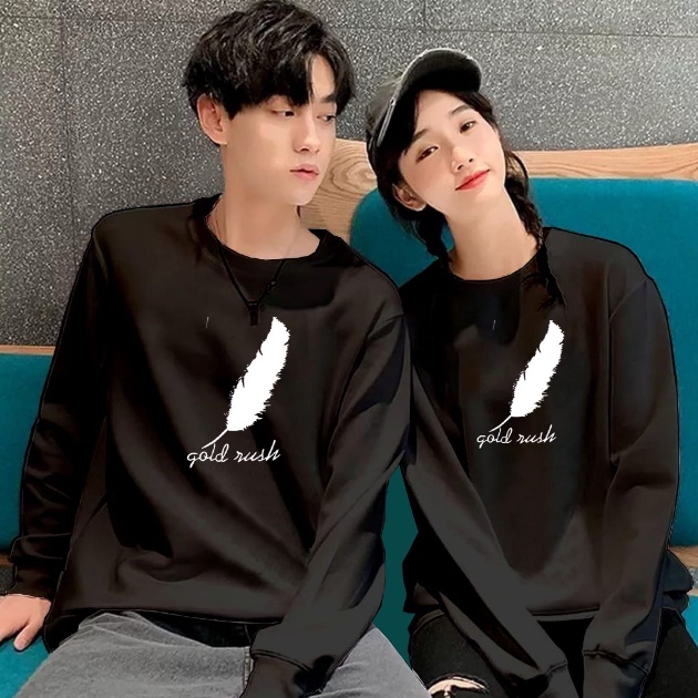 Jual COD BAJU LENGAN PANJANG COUPLE TRENDY - KAOS LENGAN PANJANG
