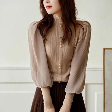 AJW Turtleneck Korean Style Atasan Rajut Import Lengan Panjang Mewah Dan Elegan XP Atasan