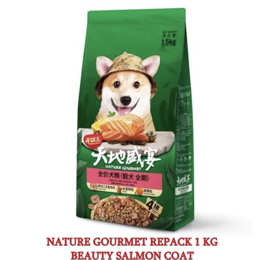 Jual Kitchen Flavor Dog NATURE GOURMET Repack 1 Kg Premium Food For Dog