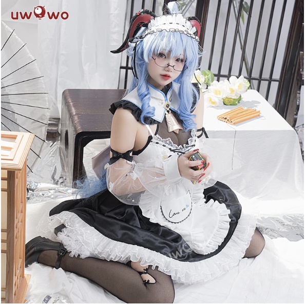 Outlet uwowo maid ganyu cosplay