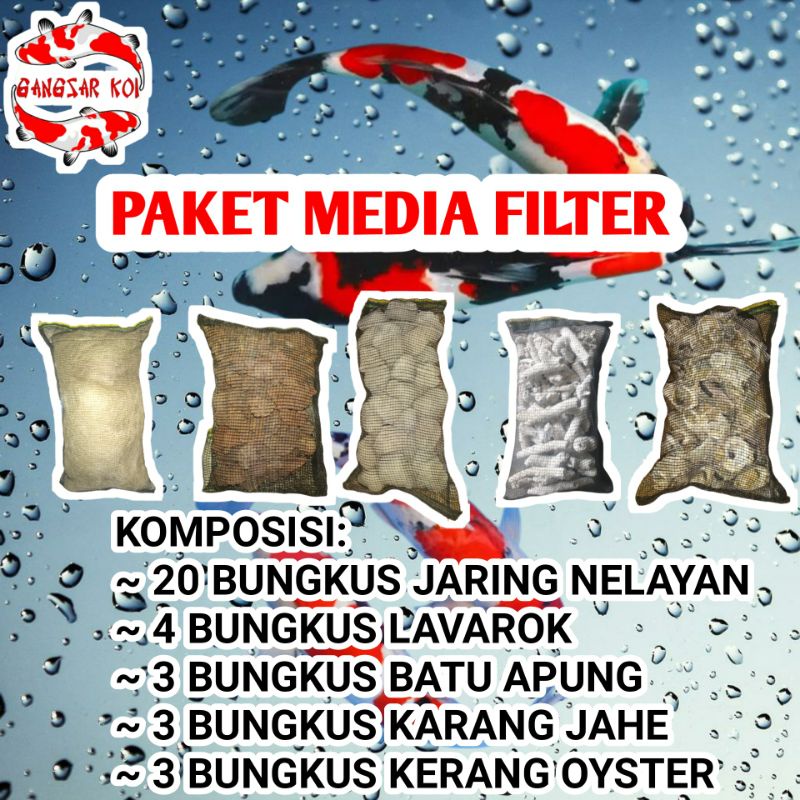 Jual paket lengkap media filter kolam ikan koi penjernih air kolam terlengkap Shopee Indonesia