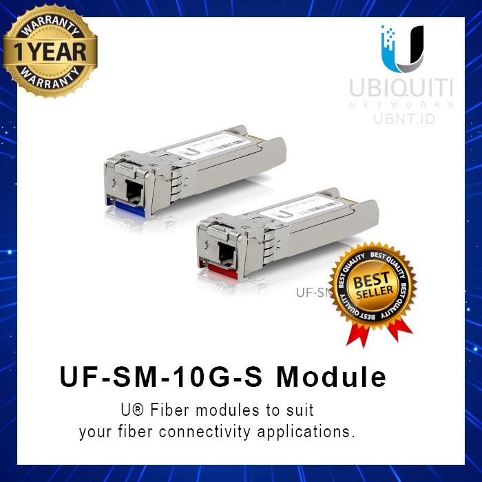 Jual UF-SM-10G-S UFiber 10G Single Mode BiDi SFP Module (1 pasang ...