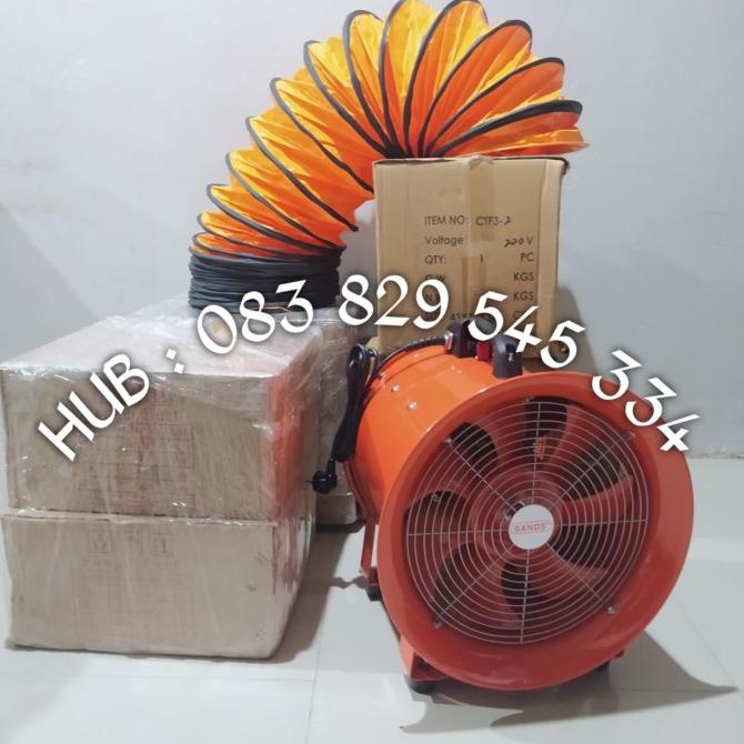 Jual Kipas Portable Blower Ventilator 8 Inch Sands Plus Flexible Duct 10 M Shopee Indonesia 9161