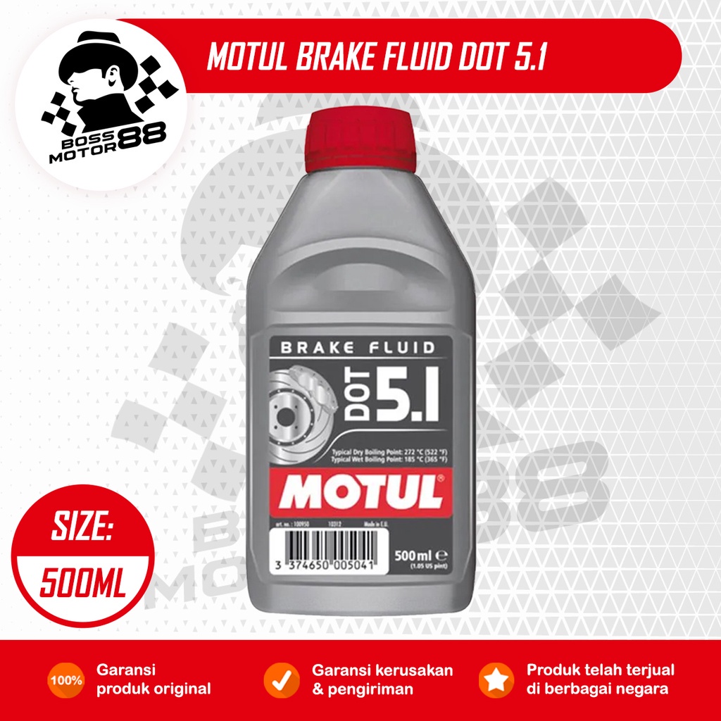 Jual Motul Brake Fluid Dot 5.1 500ml Minyak Rem untuk ABS / Cakram