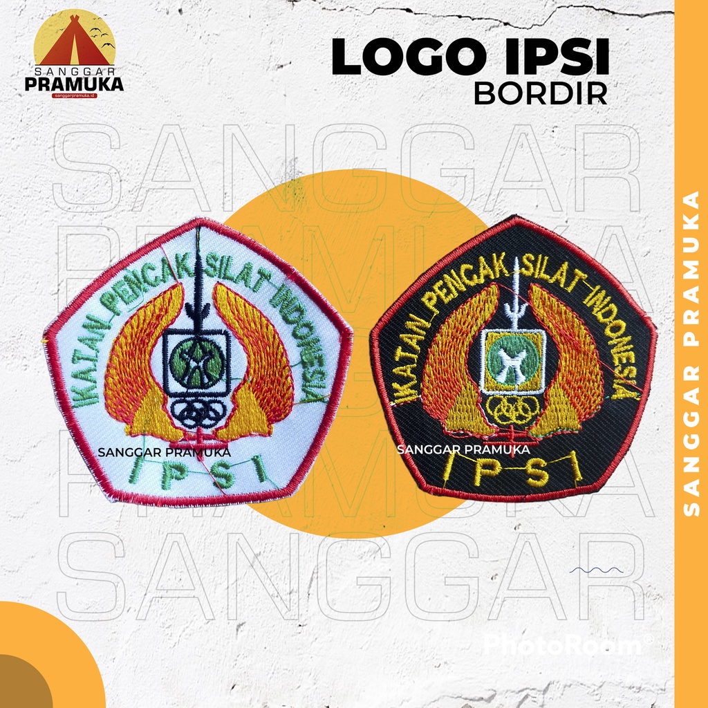 Jual Logo Ipsi Badge Ikatan Pencak Silat Indonesia Ipsi Hitam