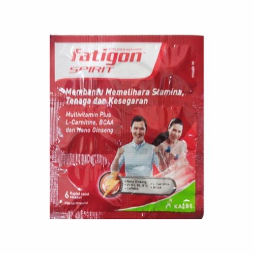 Jual FATIGON SPIRIT STRIP ISI 6 TABLET | Shopee Indonesia