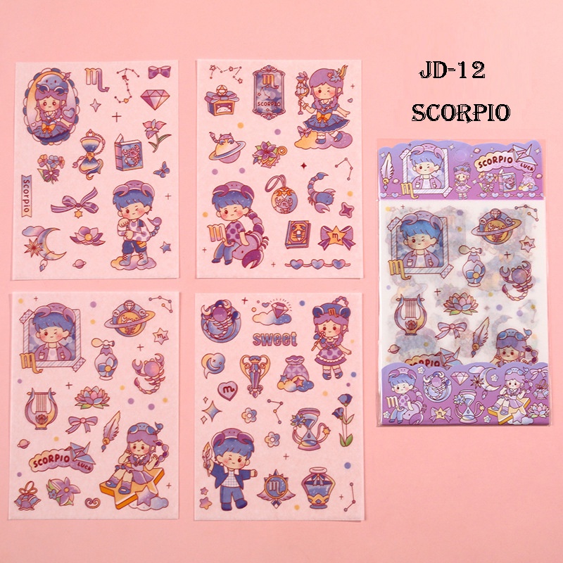 Jual 1 SET ISI 45 PCS STICKER AESTHETIC BERBAGAI MACAM MOTIF LUCU IMUT ...