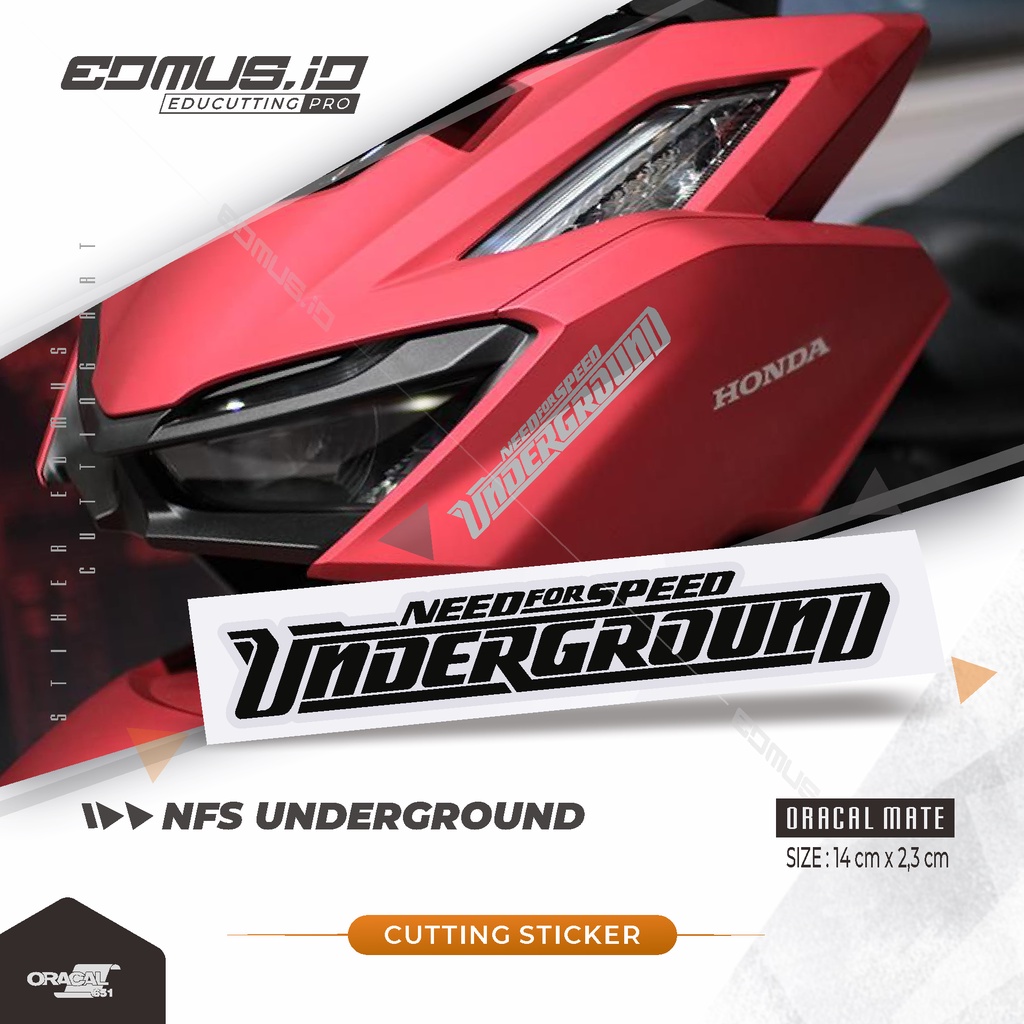 Jual Cutting Stiker NFS Underground | Cutting Sticker Oracal Premium ...