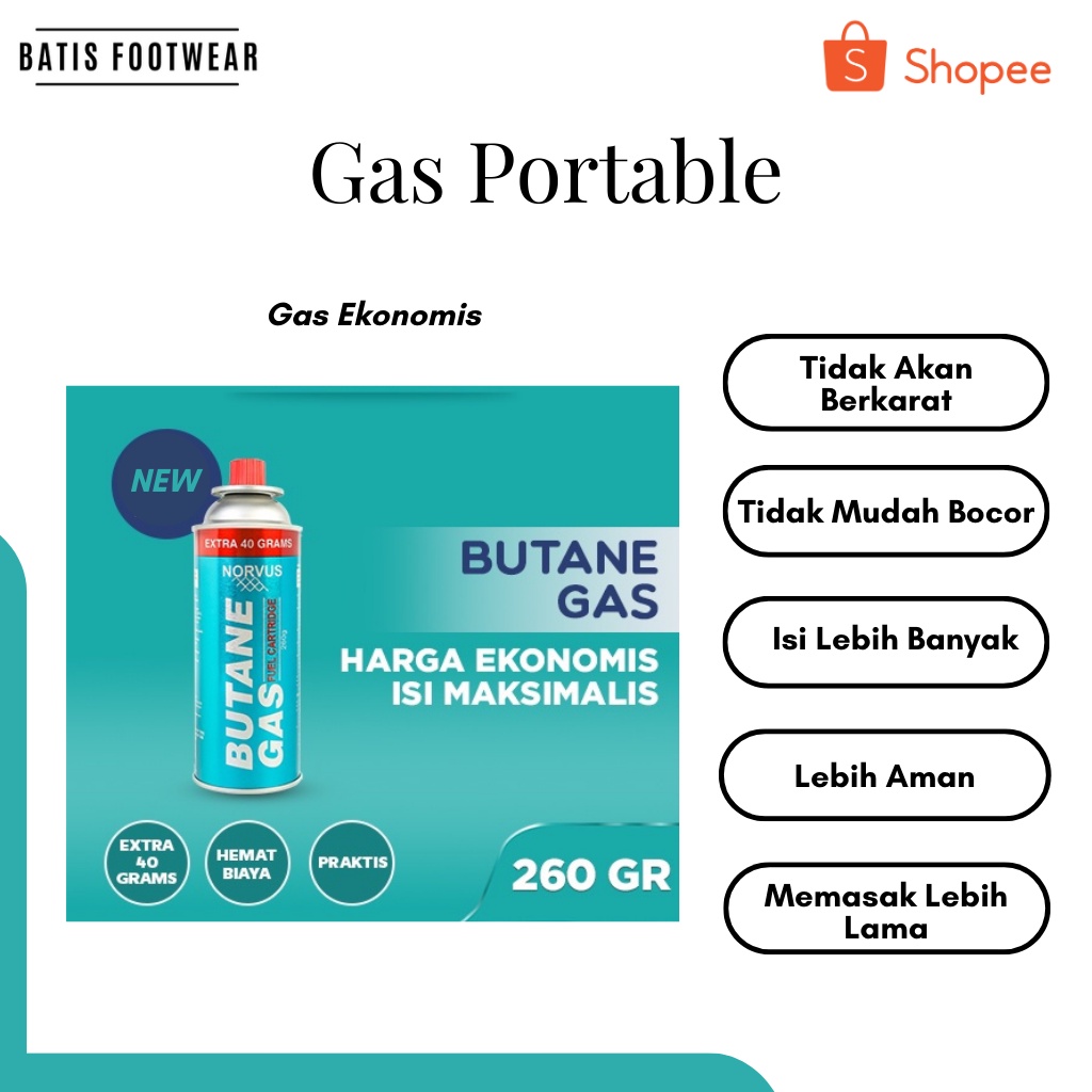 Jual GAS PORTABLE BUTANE GAS GAS KOMPOR PORTABLE CAMPING MINI HI COOK