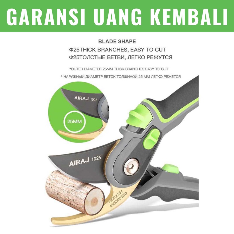 Jual Gunting Ranting Kayu Pohon Bunga Tanaman Ketebalan Mencapai 30 Mm ...