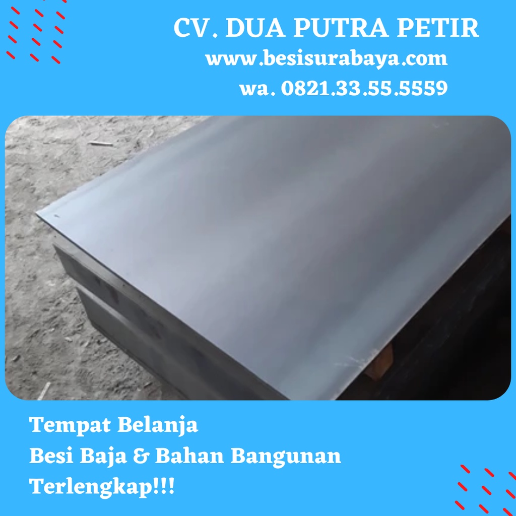 Jual plat besi hitam 4mm x 4ft x 8ft berat 94kg | Shopee Indonesia