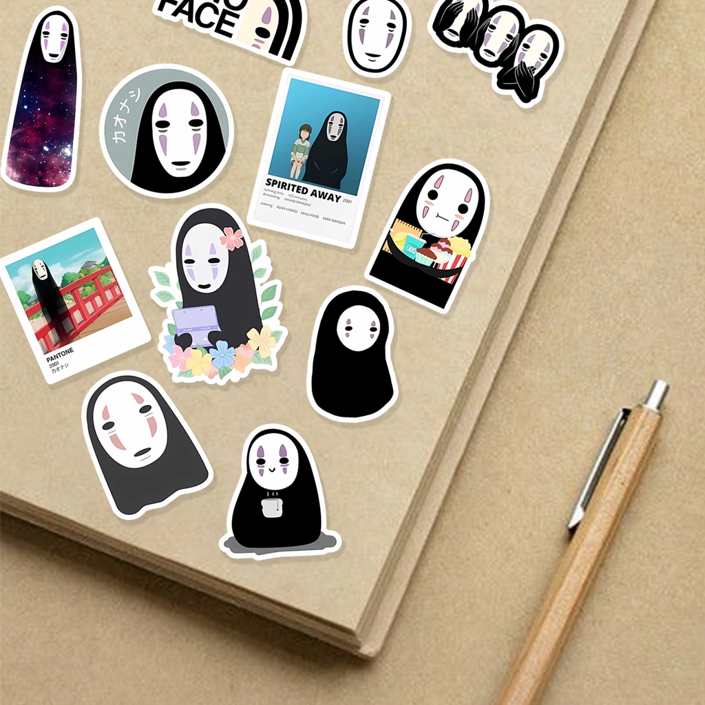 Jual Sticker No Face / Spirited Away Aesthetic Stiker Waterproof (12pcs ...