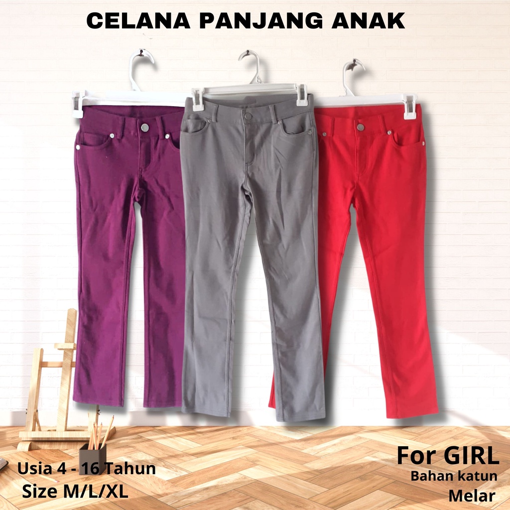Little M Long Pants Jegging Bordir On Tone Cat main image 0