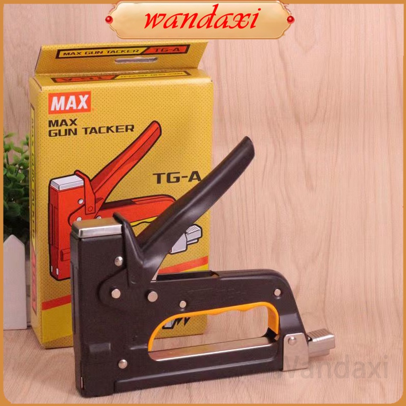 Jual ⚡100 ORI⚡Stapler Tembak Gun Tacker TGA Max Original Guntacker
