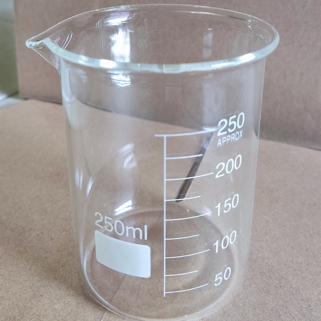Jual Beaker Glass 250ml Kaca Low Form Gelas Kimia Shopee Indonesia 0532