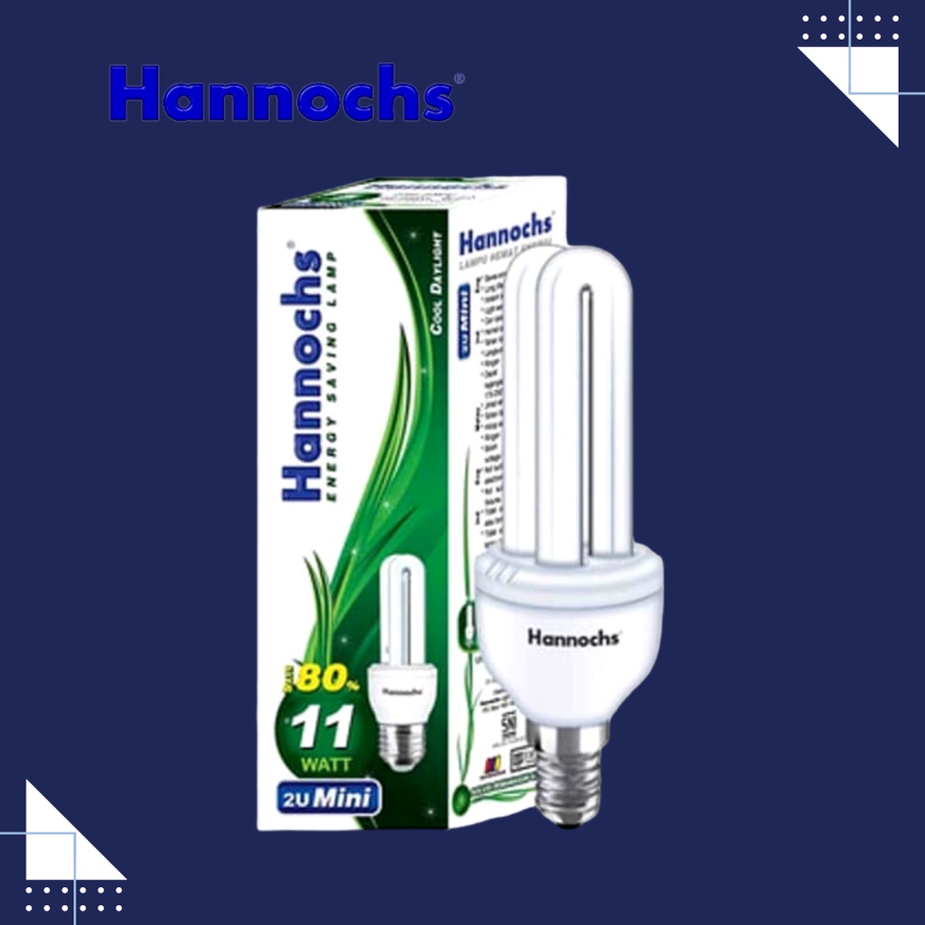 Jual Lampu Plc Hannochs Jari 2u 11w 11watt 11 Watt 11 W Cool Daylight