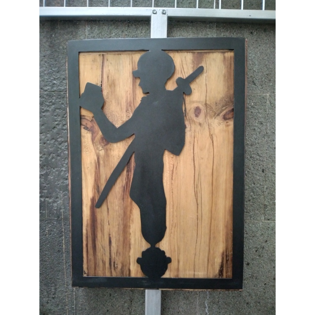 Jual Hiasan Dinding Laser Cut One Piece Hiasan Dinding Kayu Trafalgar