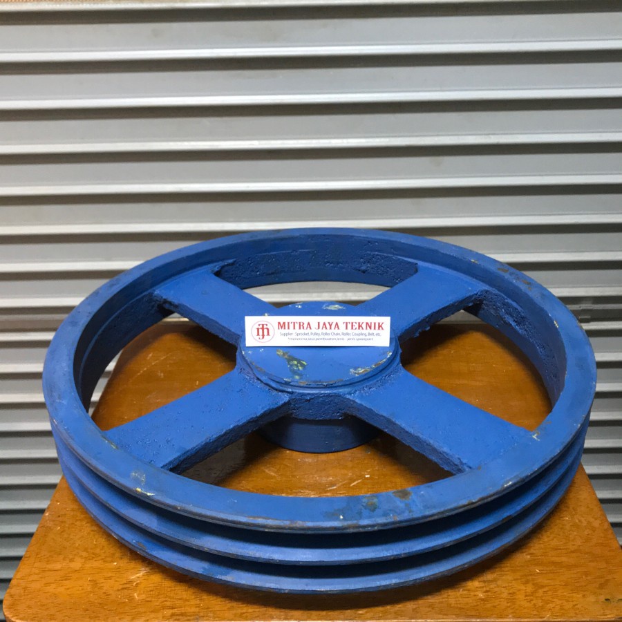 Jual PULI BESI JARI B2 x 12 inch PULLY PULLEY POLLY POLI 2 JALUR ...