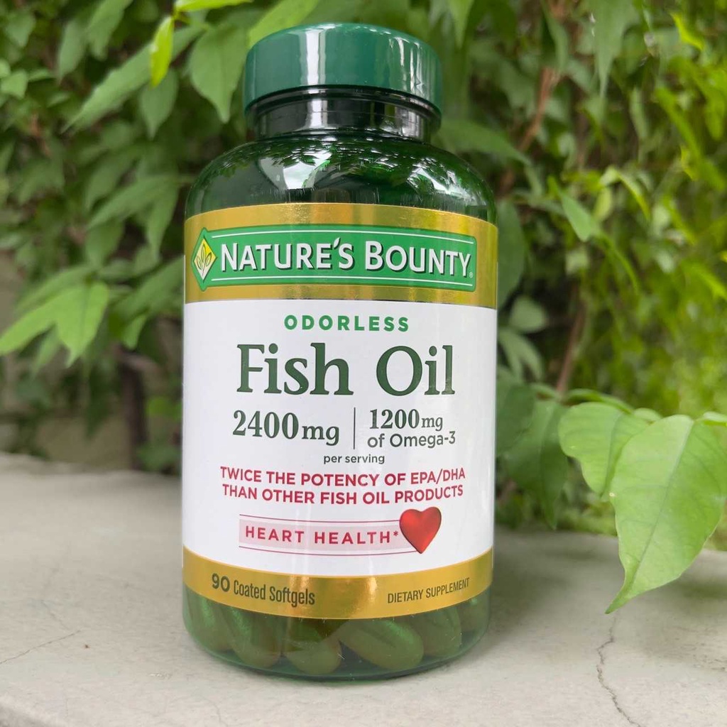 Jual NATURE'S BOUNTY FISH OIL 2400MG 1200MG OF OMEGA -3 MULTIVITAMIN ...