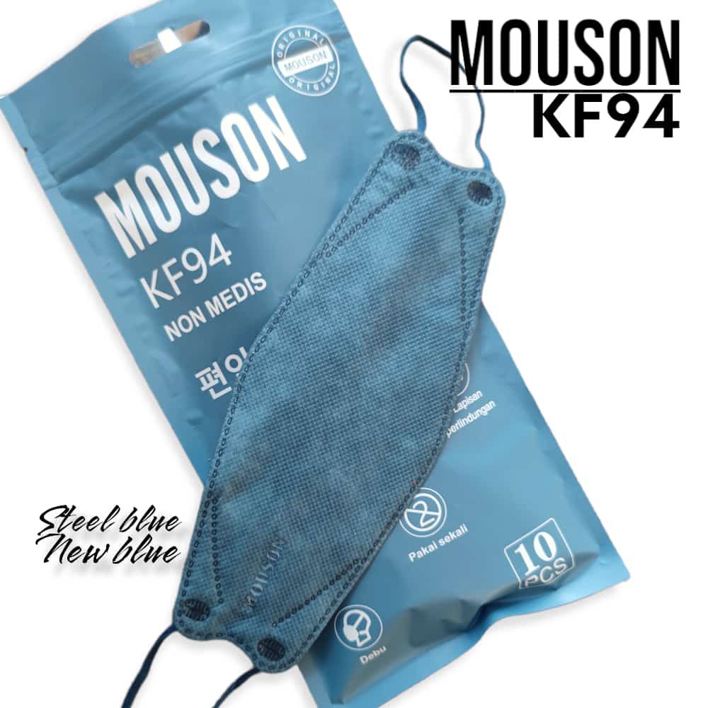 Jual Ready Masker Kf Kf Grey Denim Mouson Tali Hitam Tali Merah Abu Jeans Face Mask Korea Isi