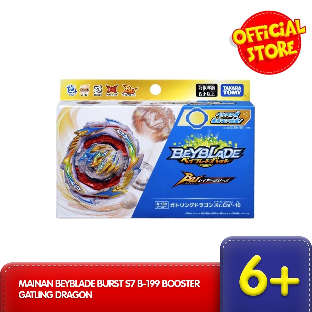 Jual Mainan Beyblade Burst S7 B-199 Booster Gatling Dragon | Shopee ...