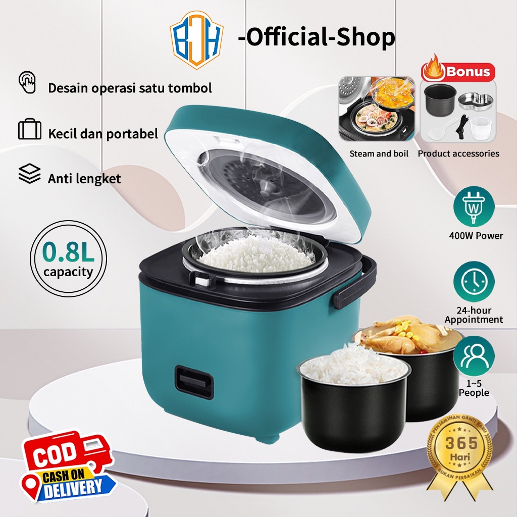 Jual BJH Rice Cooker Mini 0.8L Penanak Nasi Sehat Magic / Portable
