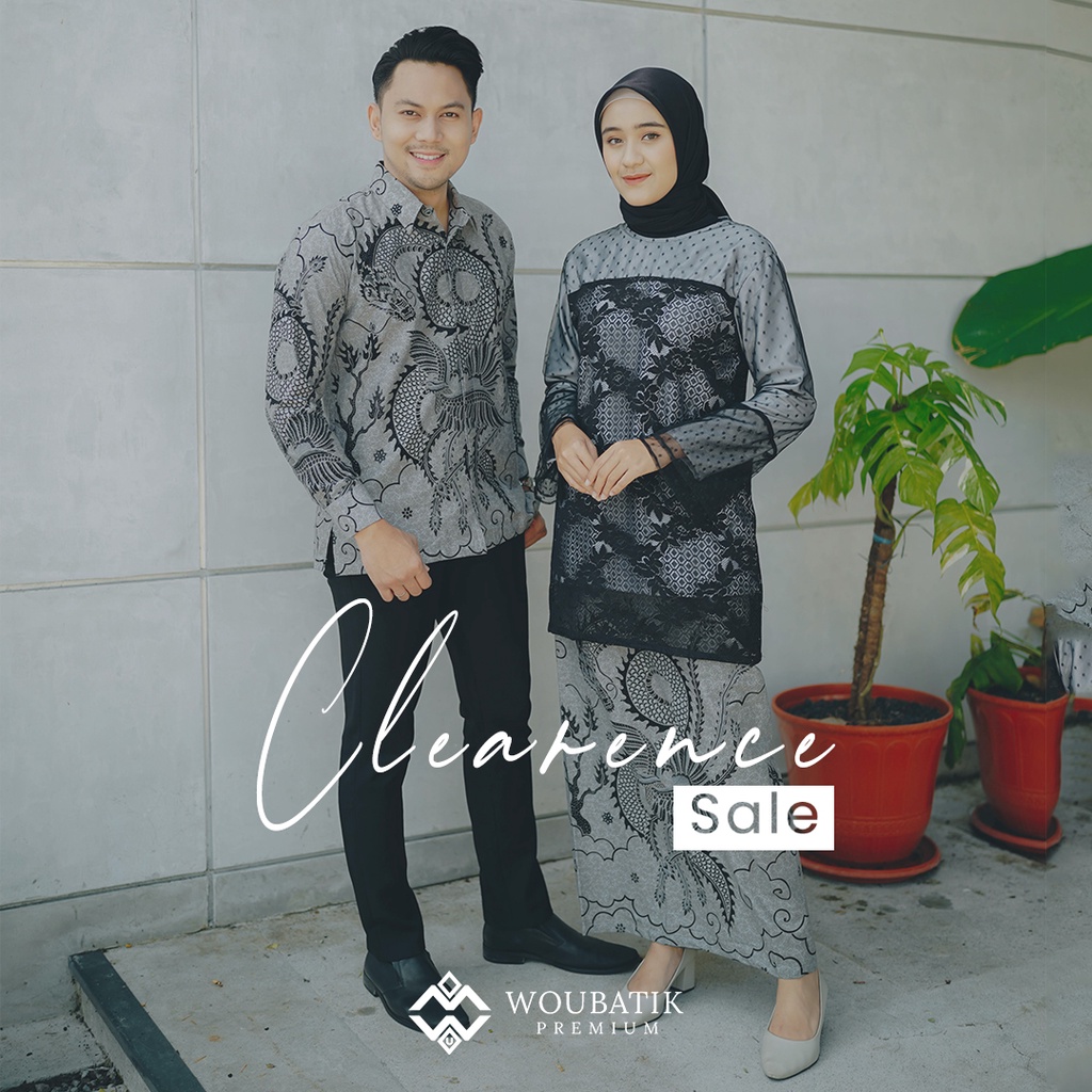 Jual Promo Cuci Gudang Banting Harga Gamis Familly Kebaya Couple Atasan Batik Terbatas 9674