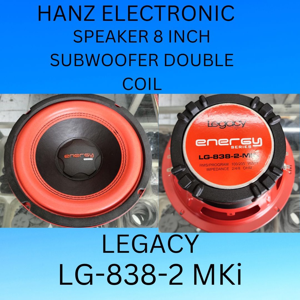 Energy 8 best sale inch subwoofer