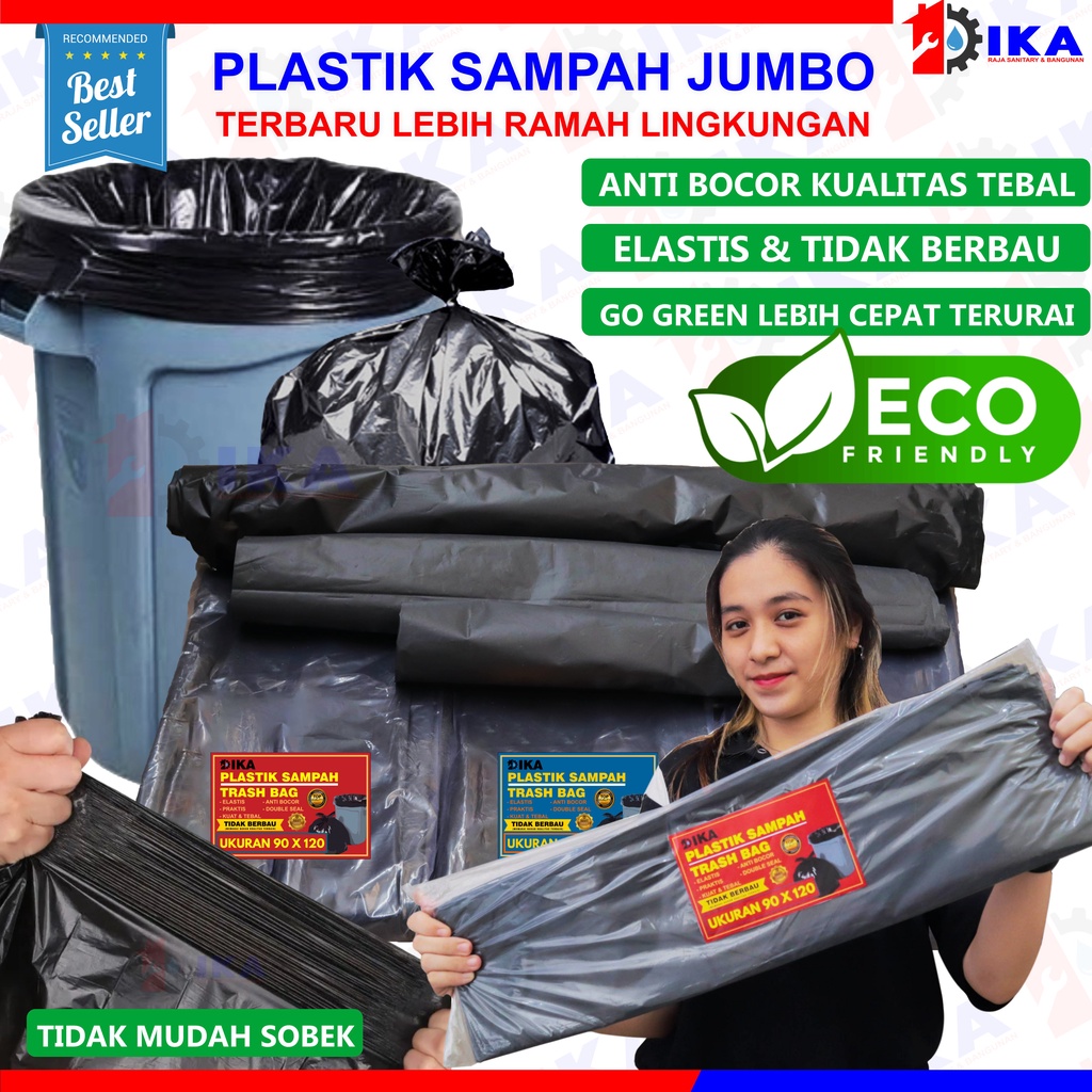Jual Ready Stock Harga 1 Pack Hd Sampah Kantong Plastik Sampah Hitam Trash Bagtrashbag 2041