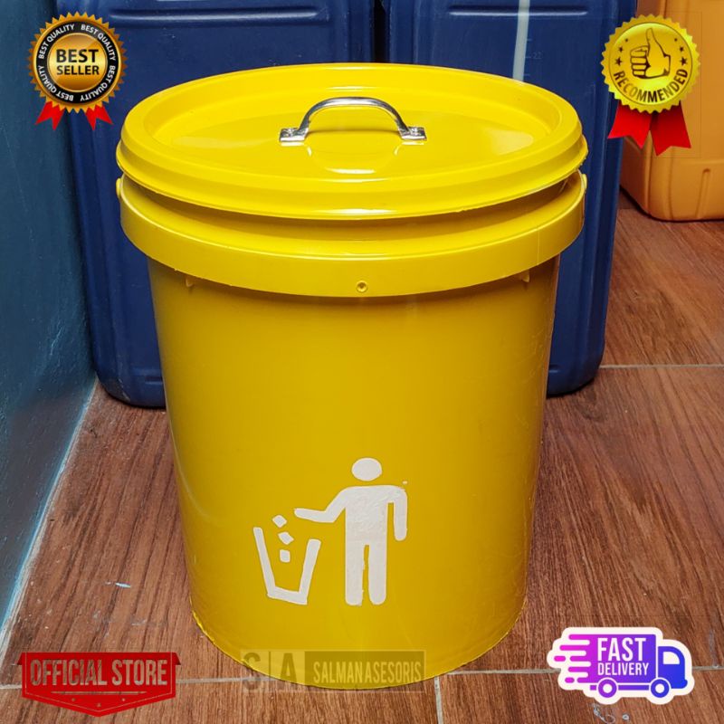 Jual Tong Ember Plastik Kg Tempat Sampah Liter Shopee Indonesia