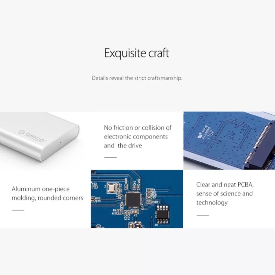 Jual Msata ssd enclosure orico usb-A 3.0 direct 5Gbps aluminum Adapter ...