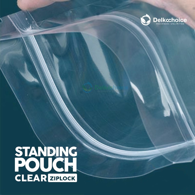 Jual Standing Pouch Ziplock Clear Premium Transparant Snack Klip ...