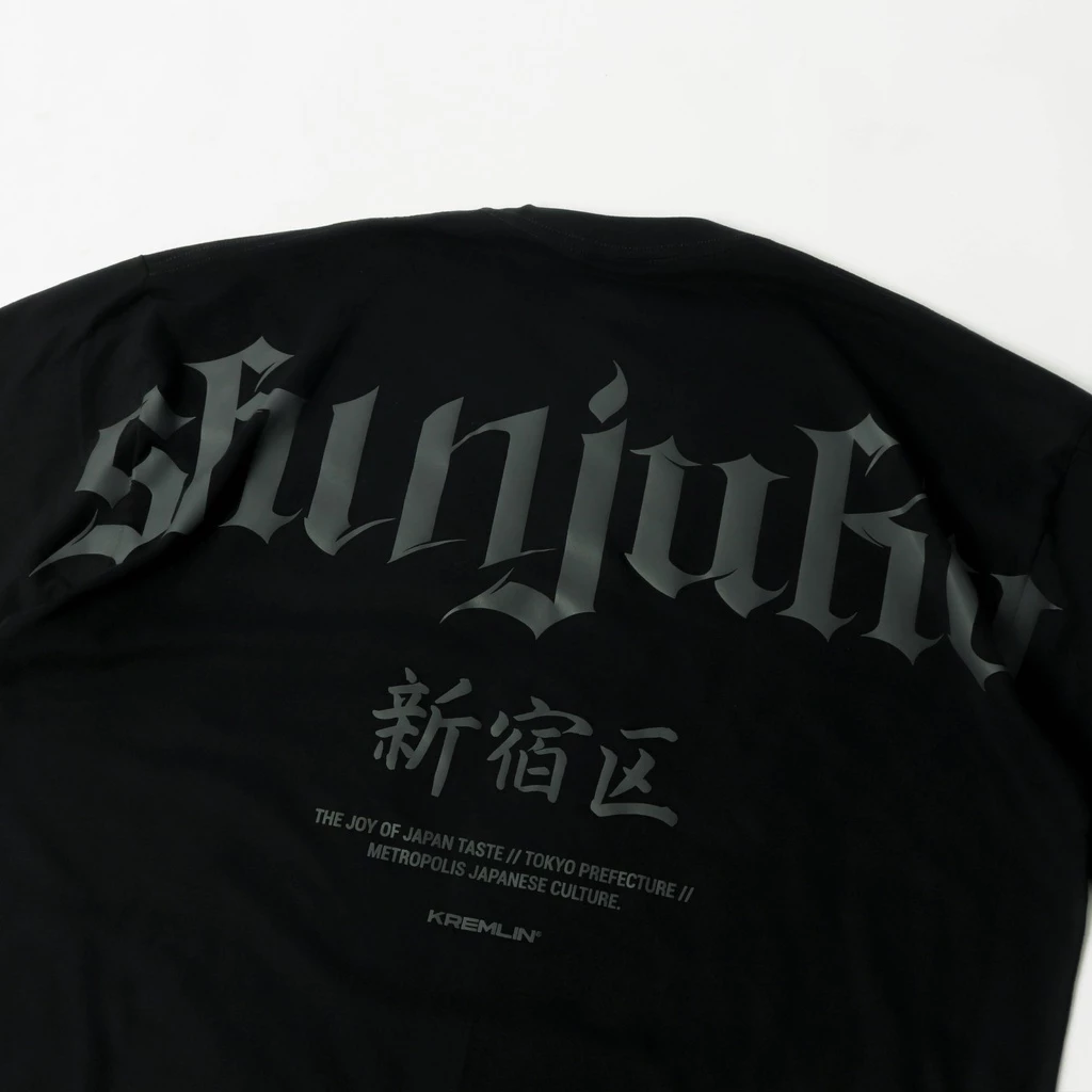 KREMLIN Oversize T-Shirt Shinjuku Black Premium Japan Streetwear foto 6