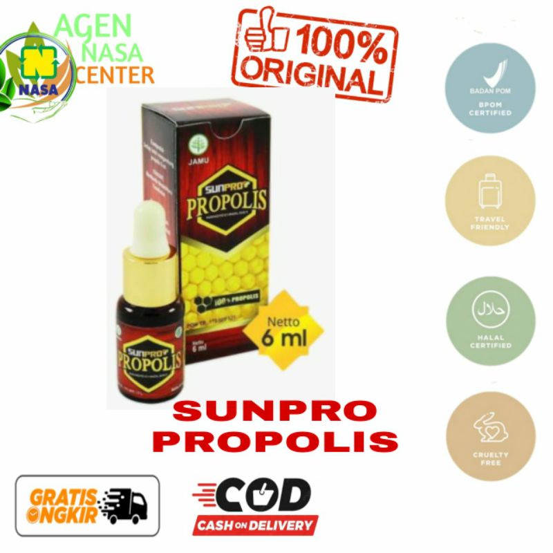 Jual Sunpro Propolis Nasa Original Obat Tetes Menyembuhkan Bebagai