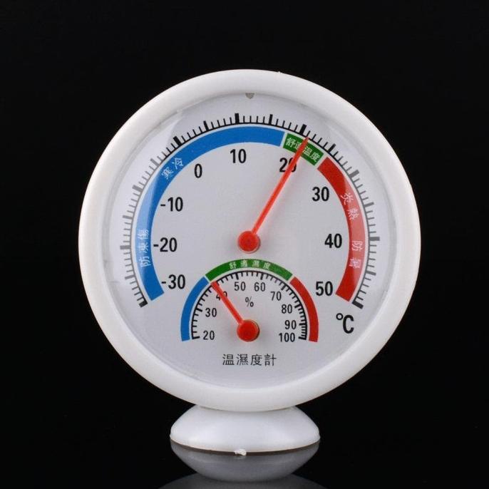 Jual Termometer Hygrometer Bulat Untuk Indoor / Outdoor | Shopee Indonesia