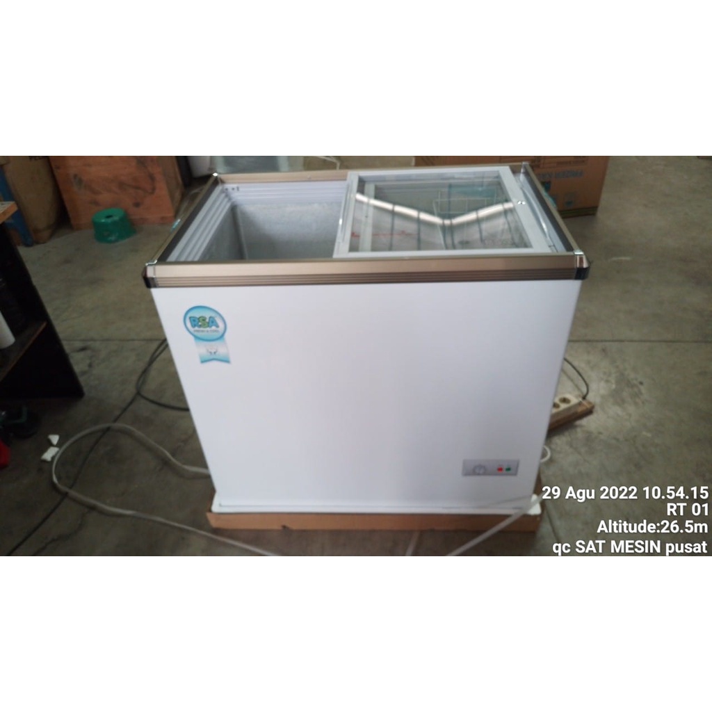 Jual XS-200 RSA SLIDING FLAT GLASS FREEZER / Frezeer kaca geser frozen ...
