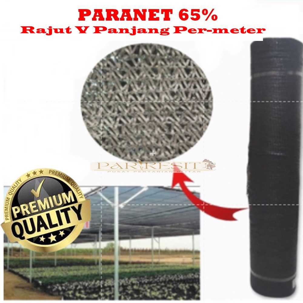 Jual Jaring Paranet Rajut V 65% Panjang Per-meter Lebar 3 Meter ...