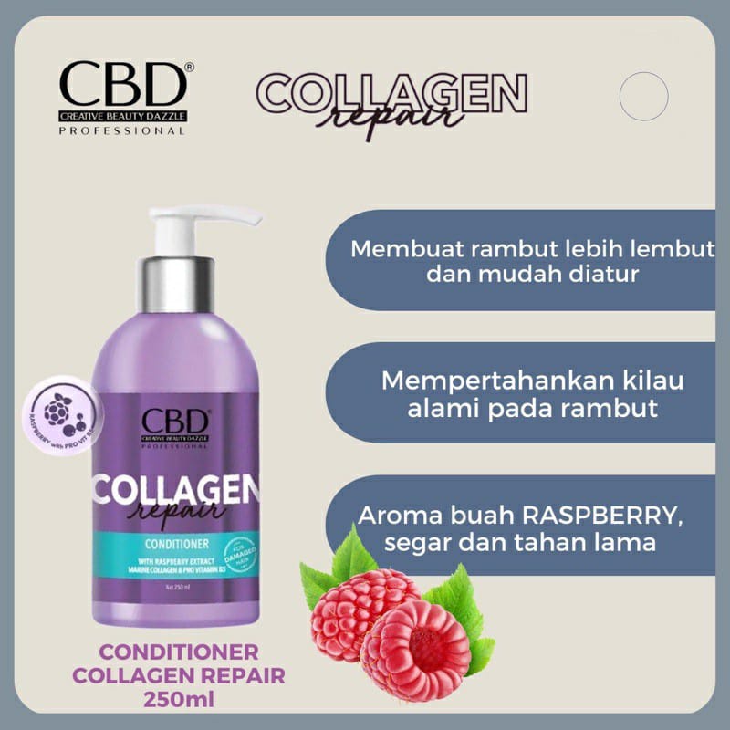 Jual Cbd Professional Series Keratin Color Shield Collagen Shampo Ml Conditioner Ml