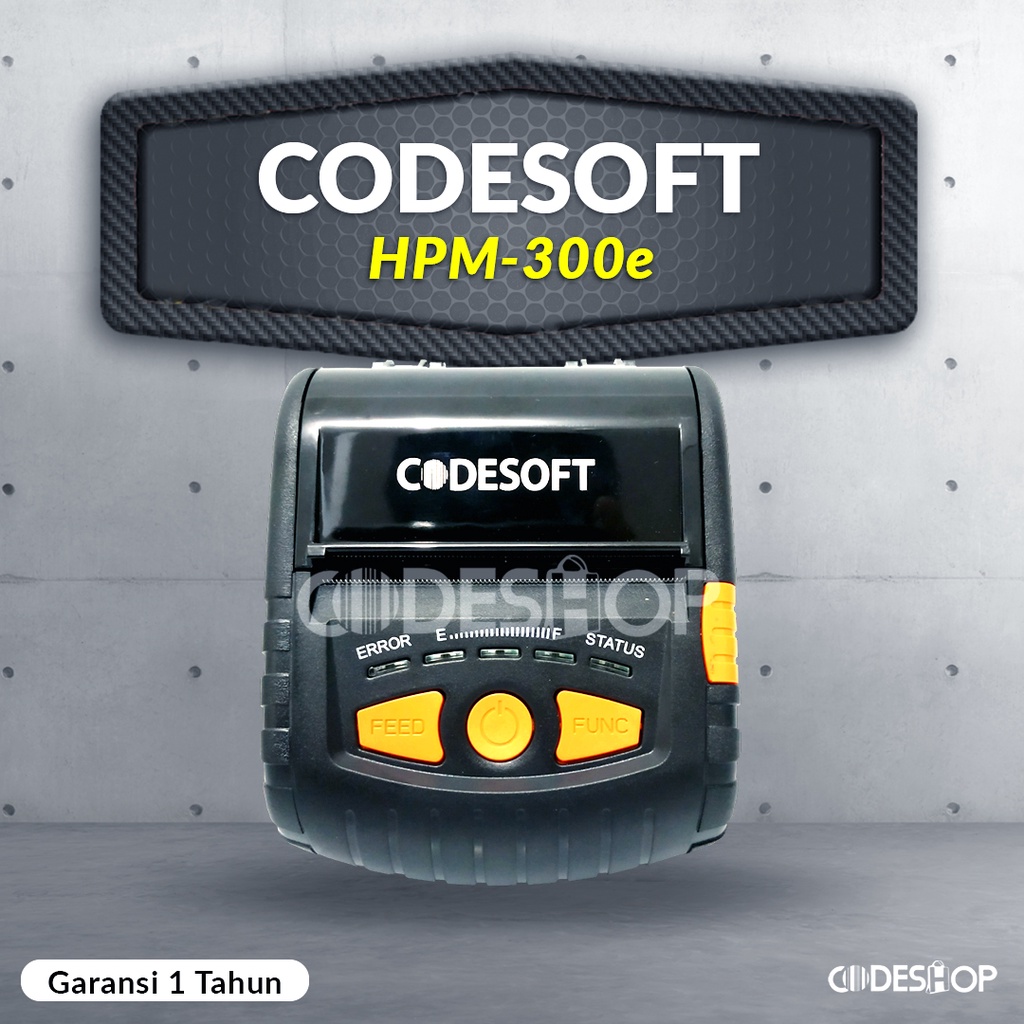 Jual Printer Bluetooth Cetak Struk dari Android CODESOFT HPM300 80mm ...