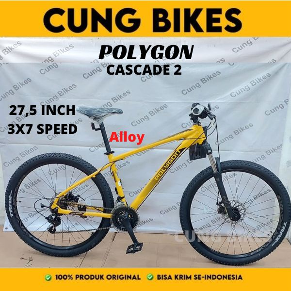 Jual Sepeda Gunung Polygon Cascade Two Frame Alloy Garansi Resmi