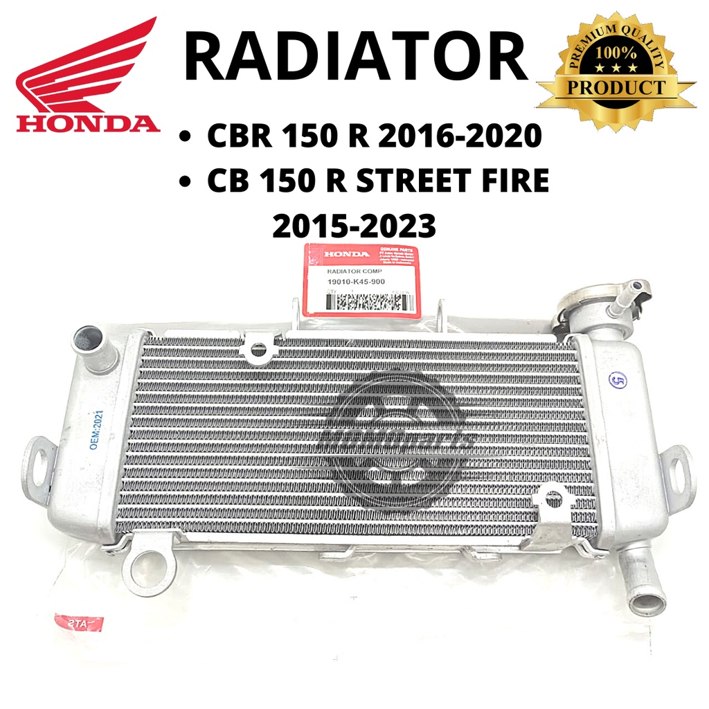 Jual ORIGINAL RADIATOR COMP ASSY HONDA K45 CBR150R NEW LED CB150R ...
