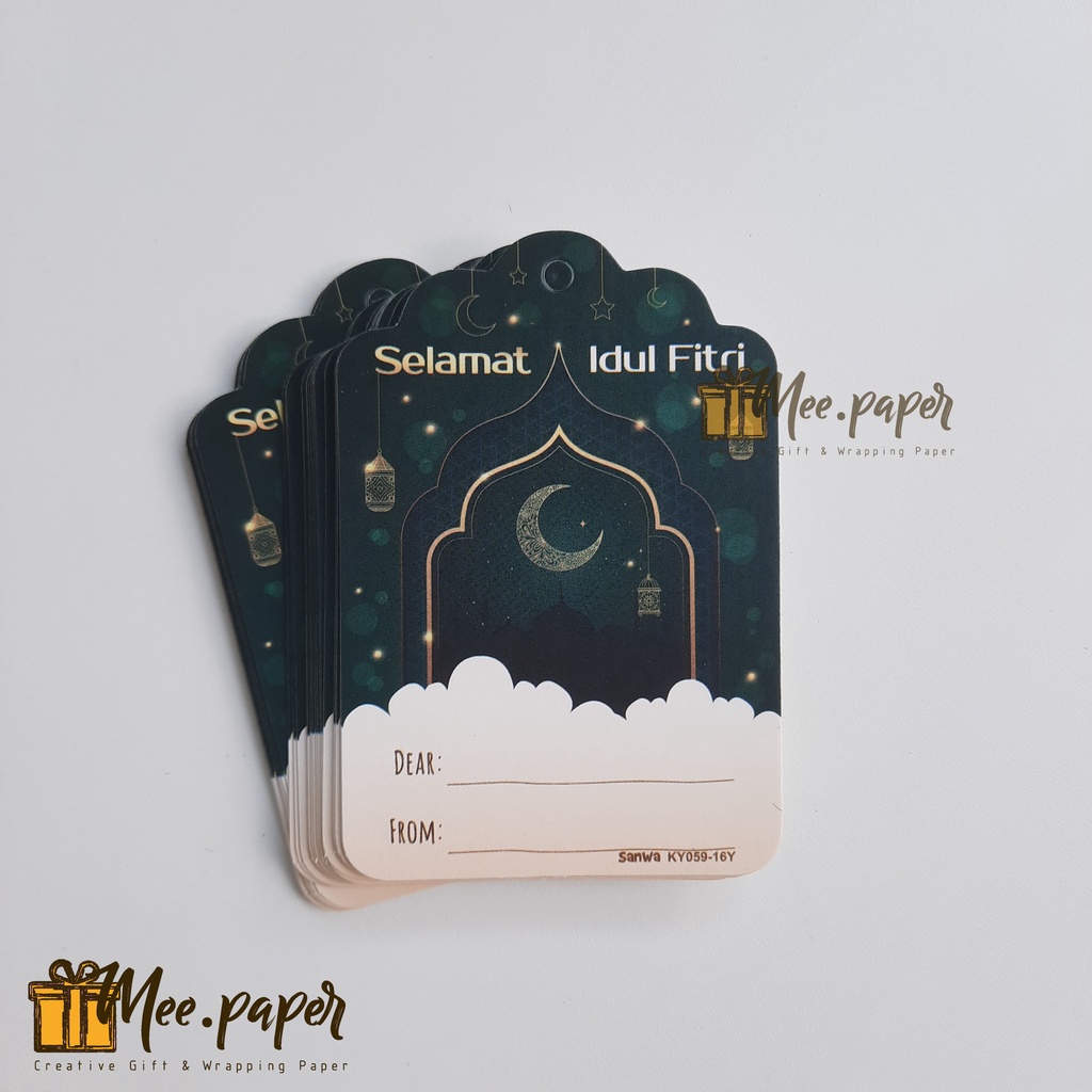 Jual Hang Tag Sansan Wawa, Selamat Idul Fitri, Gift Tag / Label Tag ...